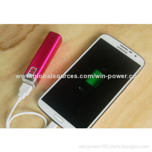 Aluminum Super A Grade Power Banks with 2,600mAh CapacityNew